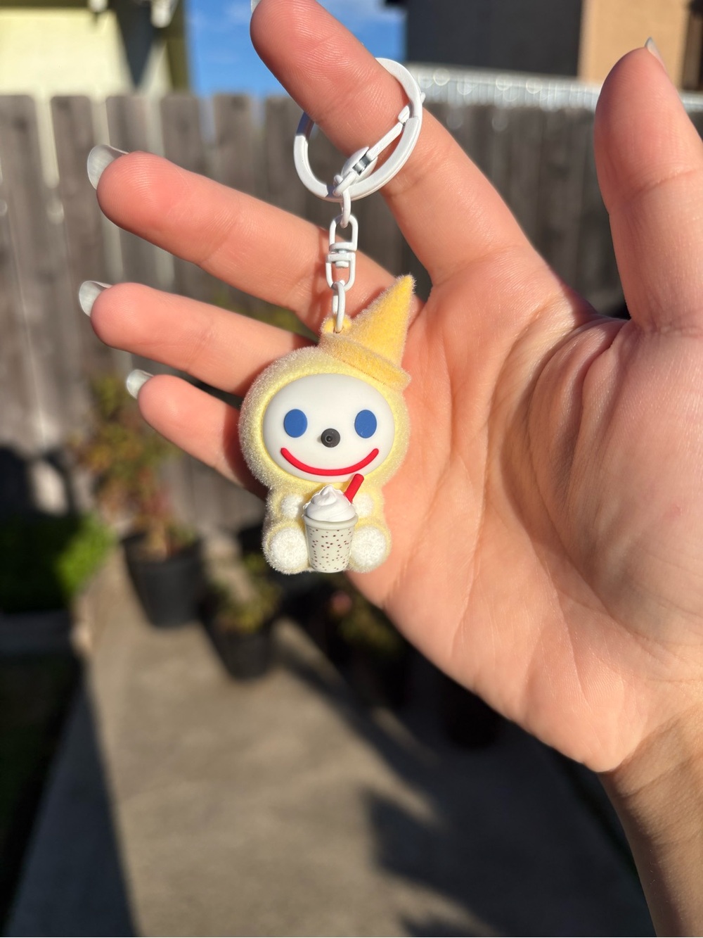 Jack In the Box Jibbi Keychain - Buttery Yellow